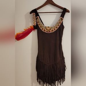 Haloween Costium - Pocahottie Womens Costume Adult - Small 2-6